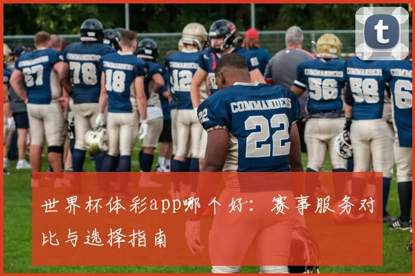 世界杯体彩app哪个好:赛事服务对比与选择指南