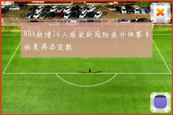 NBA新增16人感染新冠防疫升级赛季恢复再添变数
